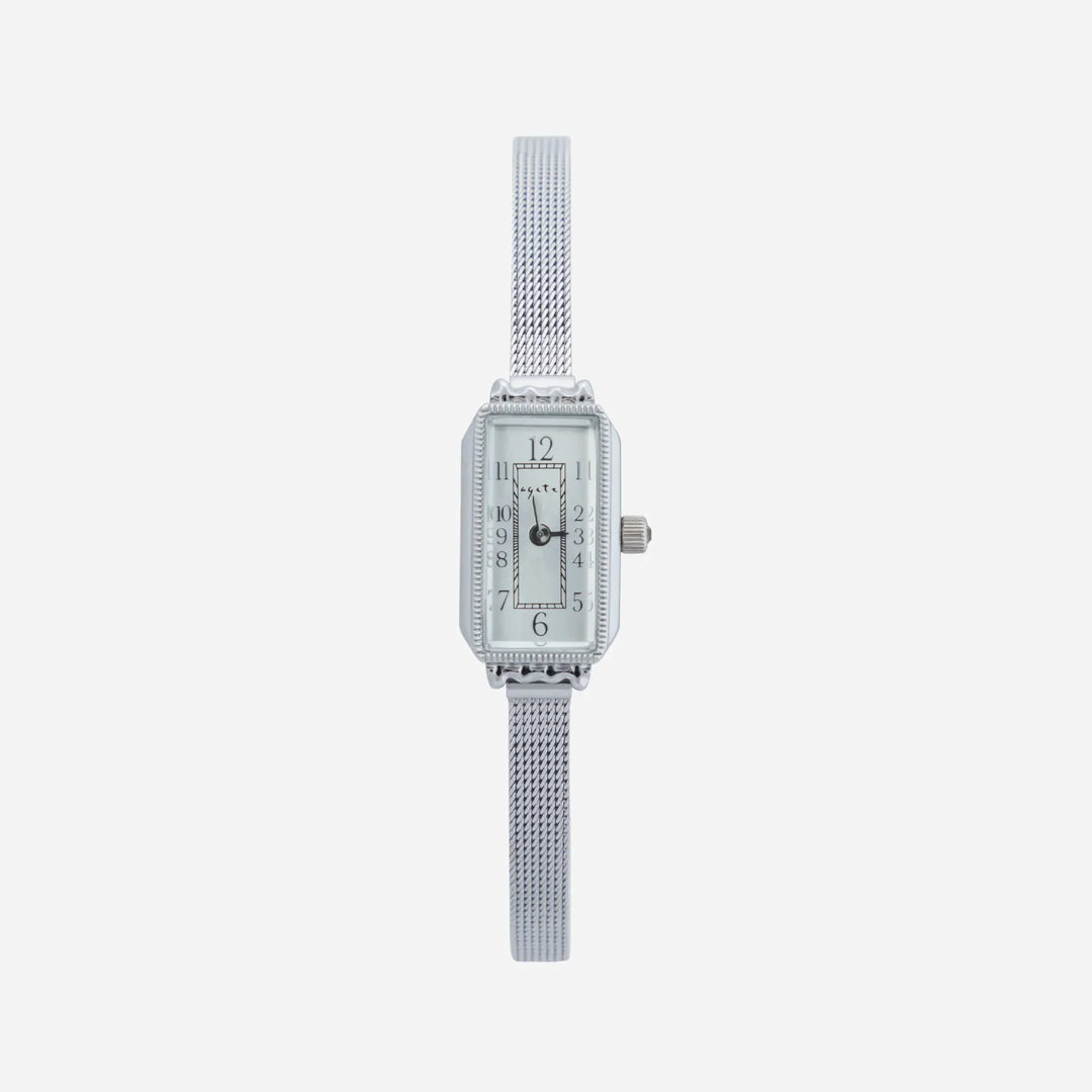 Textured Band Elegant Timepiece
