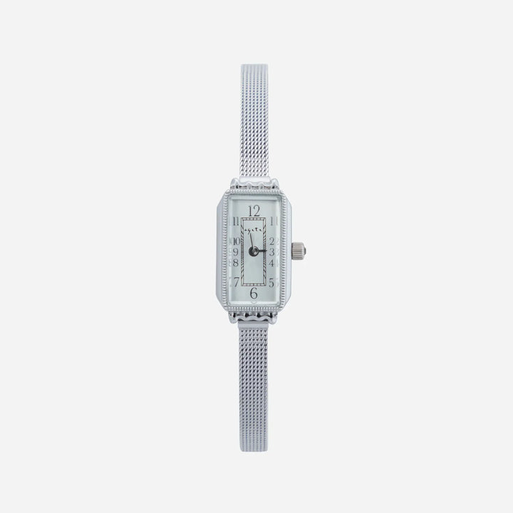 Textured Band Elegant Timepiece
