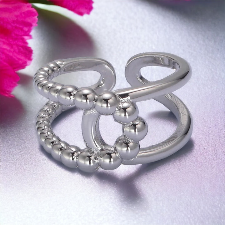 Összefonódó karikagyűrű - Arany vagy ezüst