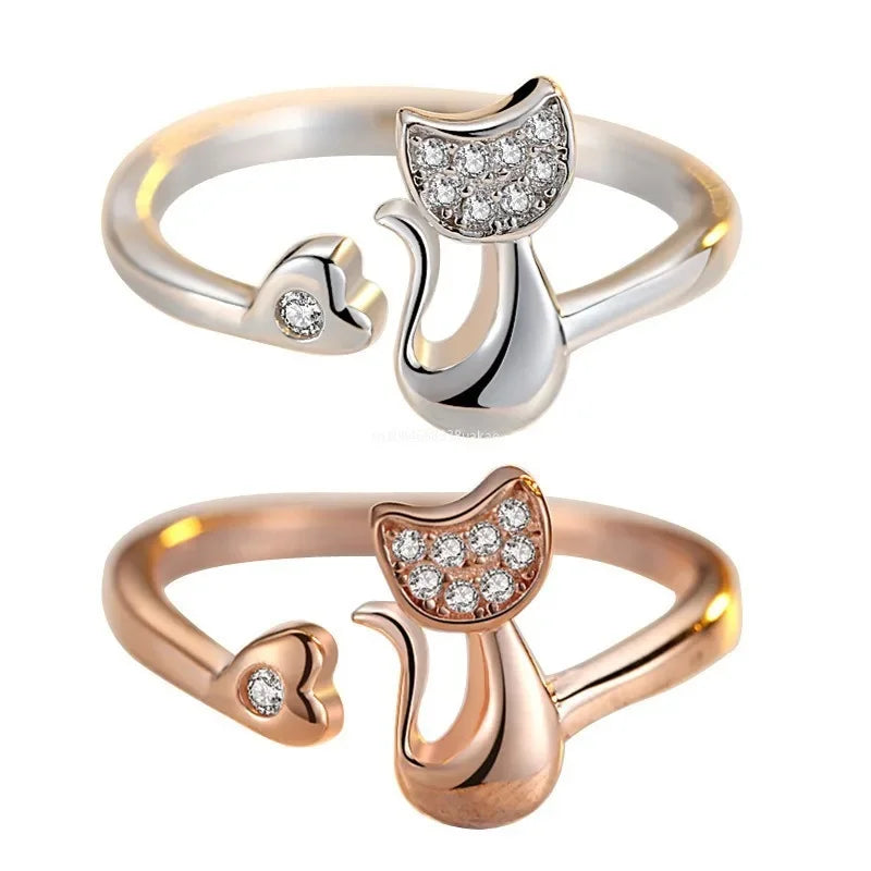 Nyitott Macska Gyűrű – Zirconia